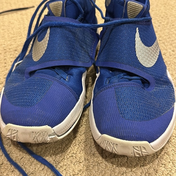 nike royal blue sneakers basketball size 13 - Picture 8 of 9